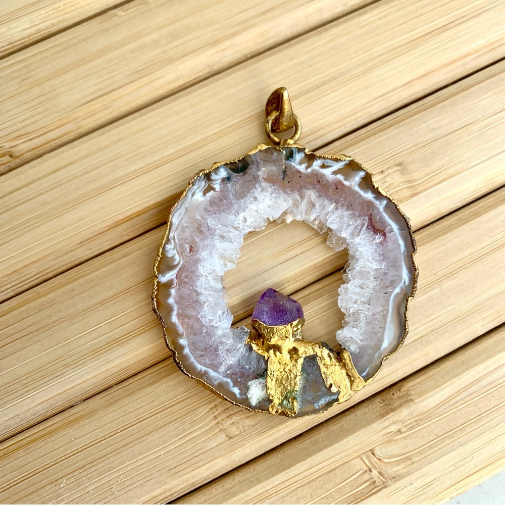 Amethyst Necklace Pendant